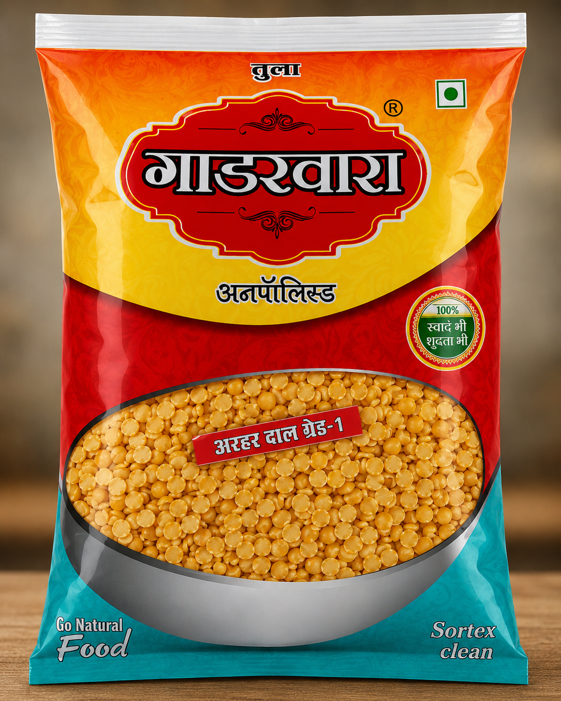 Gadarwara Desi Arhar Dal (Toor Dal) Unpolished - 1 kg — 30 kg